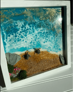 Resin frame